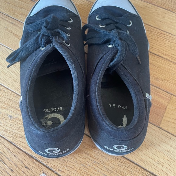 G BY GUESS Oona Fashion Sneakers Studded Black Size 8.5 - Picture 4 of 7